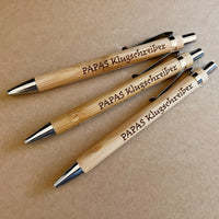 Kugelschreiber personalisiert mit ‚Papas Klugschreiber’, Bürobedarf, Vatertag
