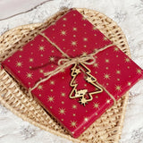 Weihnachtsbaumschmuck, Geschenke Anhänger Holz mit Wunschgravur - Motiv Tannenbaum